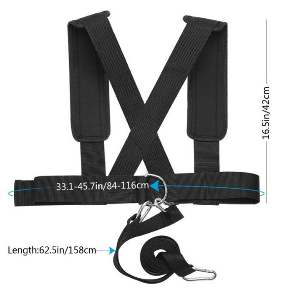 조절 가능한 피트니스 저항 슬레드 하네스 조끼 러닝 스 - Crossfit Training Gear 리뷰 및 가격