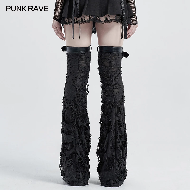 PUNK RAVE 여성용 펑크 섀비 레그 슬리브 홀 엘 - Knee Sleeve Pair 리뷰 및 가격