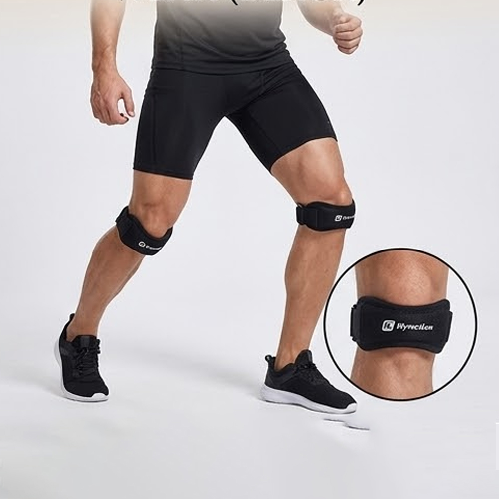 2 PC 스포츠 보호용 슬개골 스트랩 농구 배드민턴 테 - Knee Sleeve Pair 리뷰 및 가격