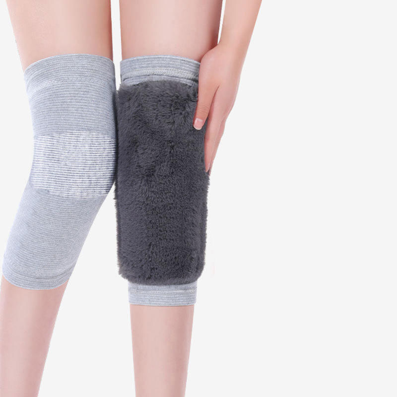 겨울용 따뜻한 무릎 관절 통증 관절염 토끼털 무릎 보호 - Knee Sleeve Pair 리뷰 및 가격