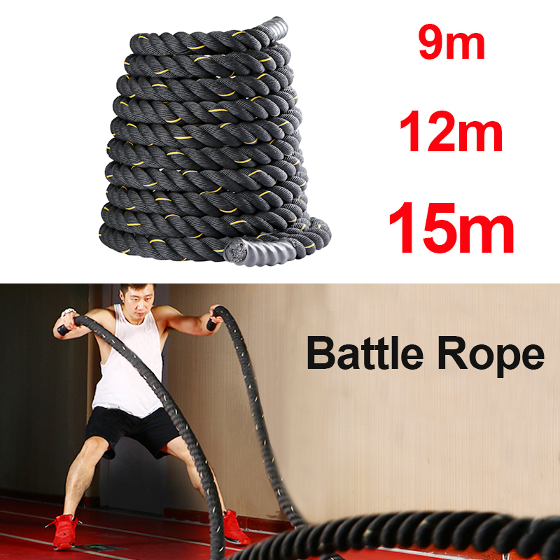 9M/12M/15M 피트니스 배틀 로프 크로스핏 헤비  - Crossfit No Equipment Workouts 리뷰 및 가격